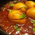 Egg curry with tamarind gravy