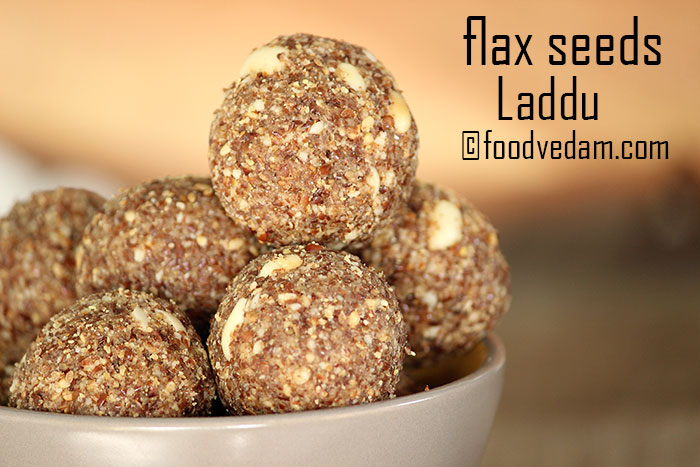 flax seeds laddu