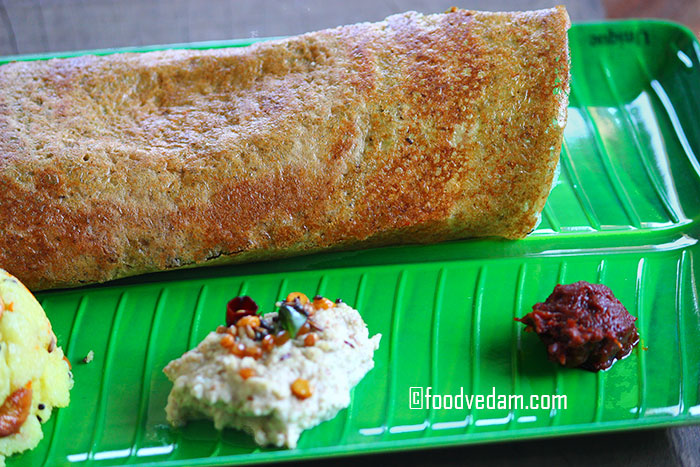 sprouted moong dal dosa recipe
