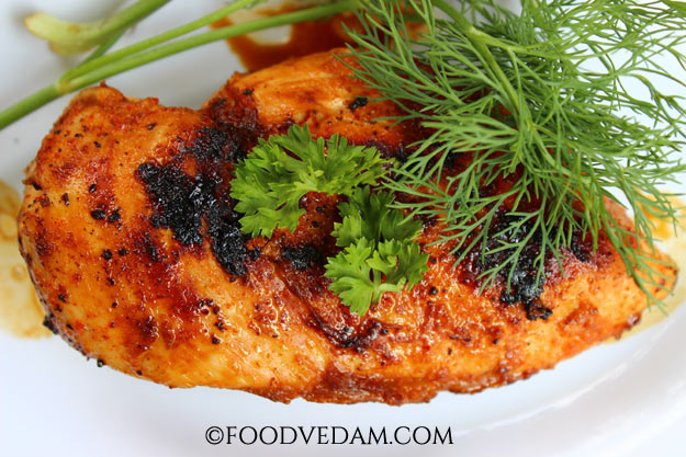 pan fried garlic chicken breast