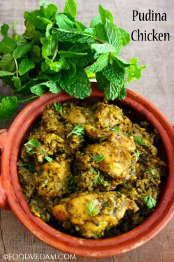 Pudina-Chicken